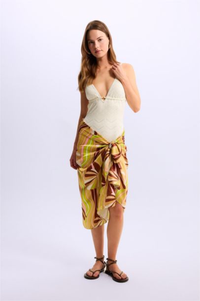 Paréo Long Coloré pour Femme