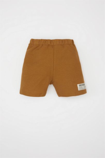 Baby Boy Waffle Short Sleeve T-Shirt Shorts 2 Piece Set