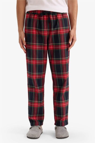 Regular Fit With Pockets Flanel Bottom