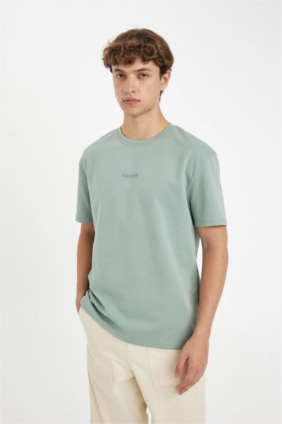 T-Shirt Coupe Régulière imprimé à Col rond