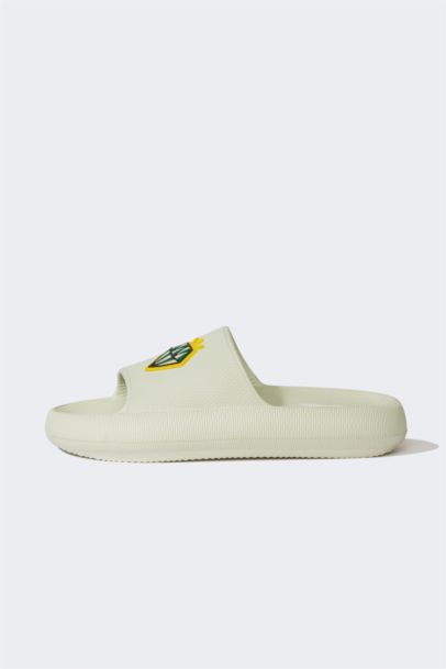 Woman High Sole Slip On Plastic Slippers