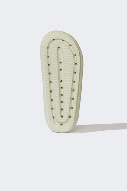 Woman High Sole Slip On Plastic Slippers