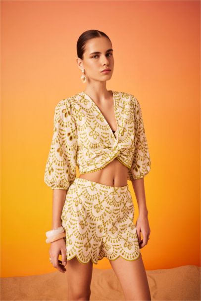 V-Neck Ribana Tank Top