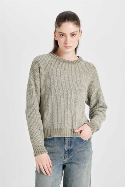 Regular Fit Crew Neck Knitwear Pullover
