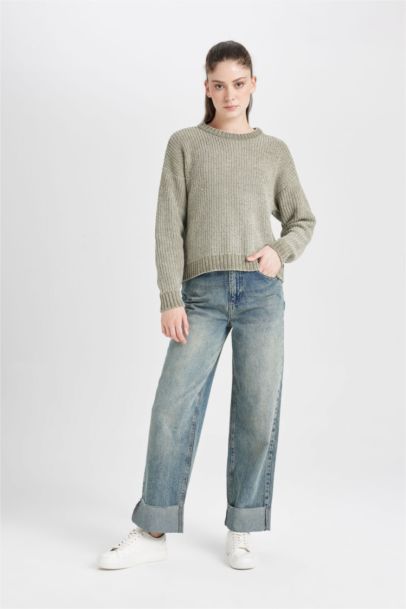 Regular Fit Crew Neck Knitwear Pullover