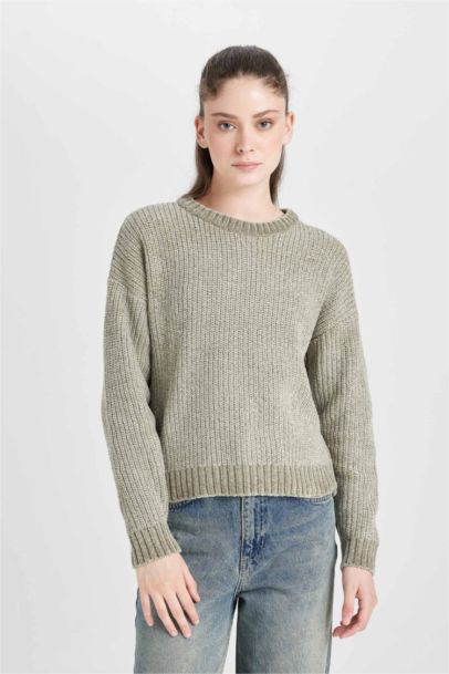 Regular Fit Crew Neck Knitwear Pullover