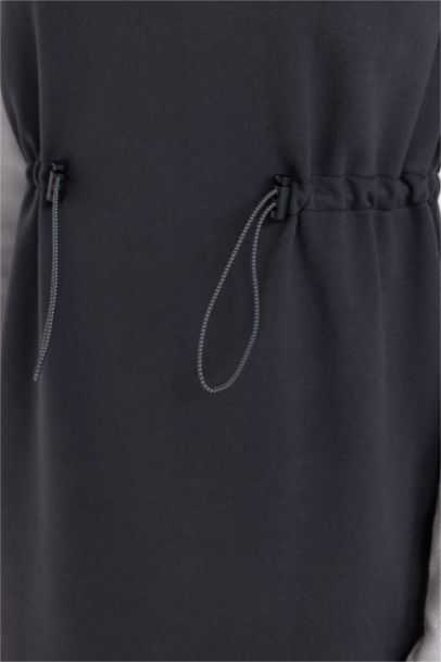 Robe Longue en tissu Sweat-shirt fin à coupe régulière