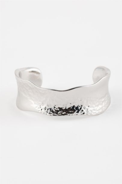 Woman Handcuff Silver Bracelet