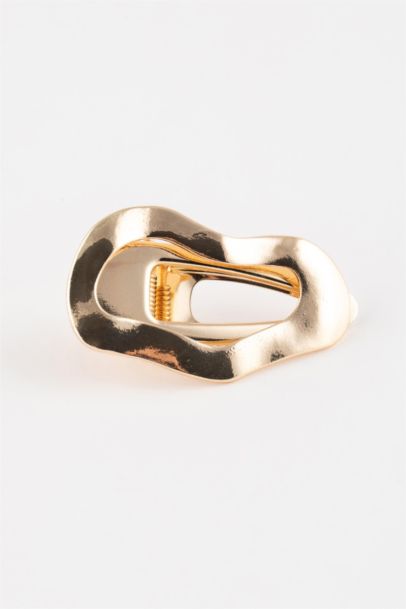 Woman Gold Buckle
