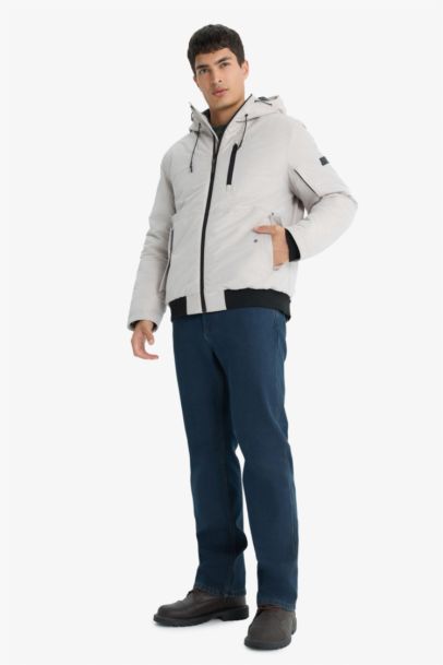 Su İtici Kapüşonlu Mont