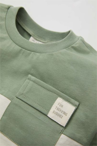 Color Block Short Sleeve T-Shirt