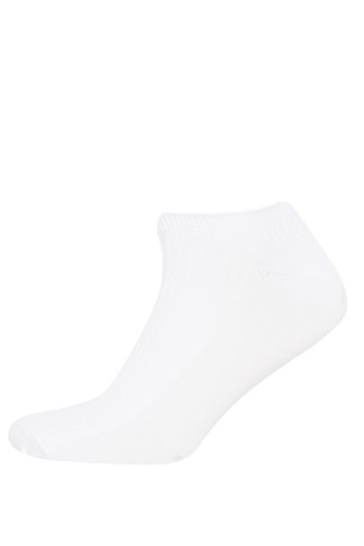 Erkek Rahat Lastikli 5'li Pamuklu Patik Çorap