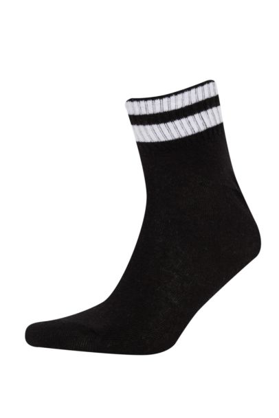 Man Printed 3 piece Short Socks