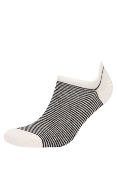 Man 5 Piece Cotton Sneaker Socks