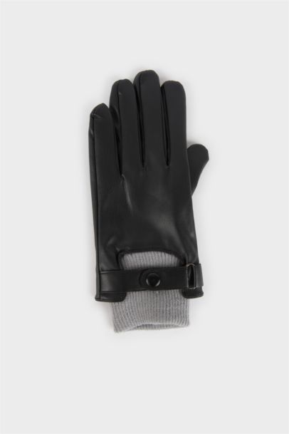 Kadın Suni Deri Eldiven