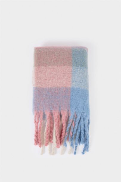 Woman Check Scarf
