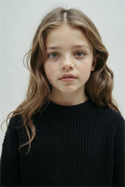 Girl Standard Fit Crew Neck Pullover