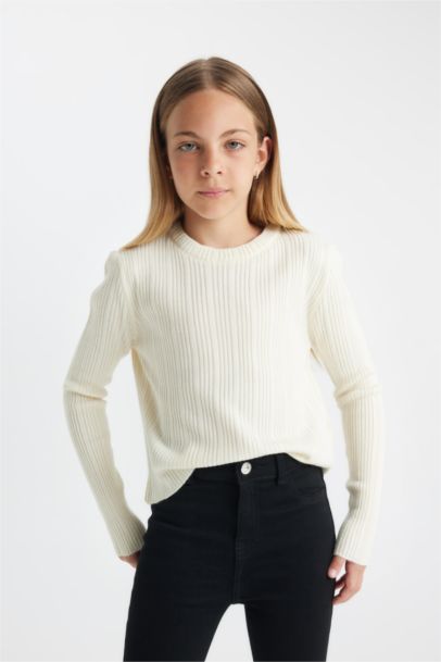 Girl Standard Fit Crew Neck Pullover