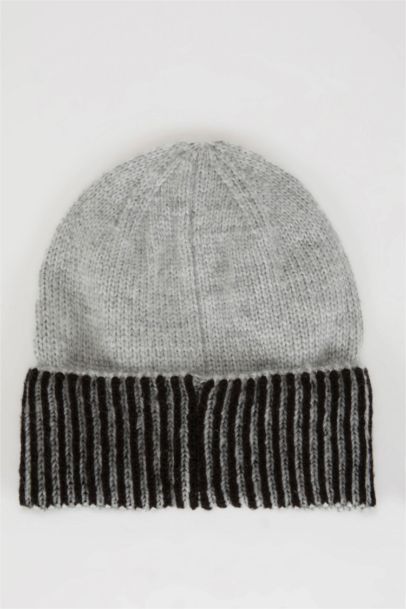 Man Color Block Beret