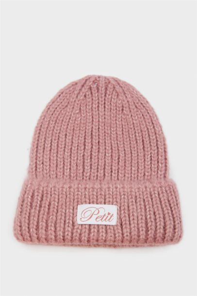 Girl Woven Label Beanie