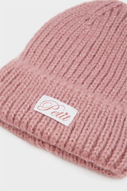 Girl Woven Label Beanie