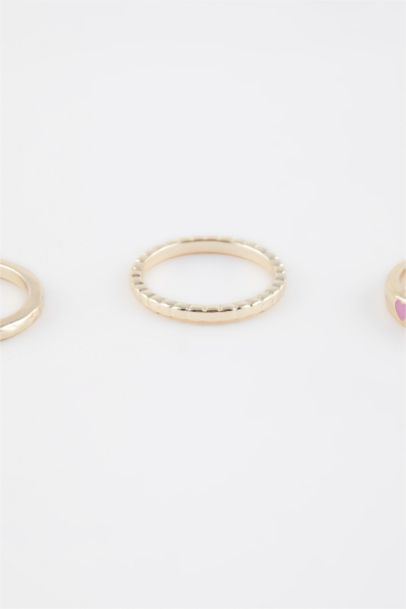 Kadın 3'lü Gold Yüzük