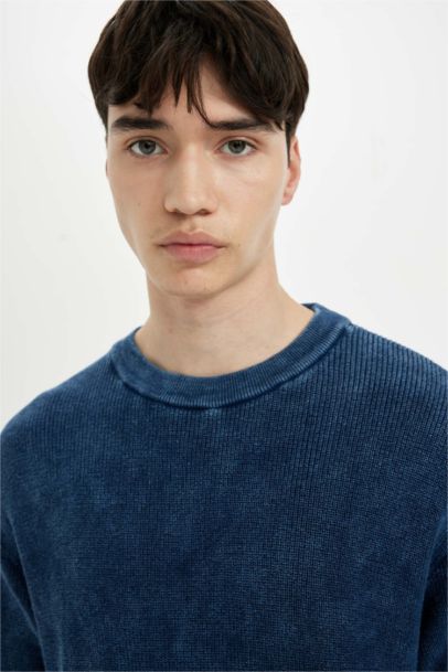 تيشيرت نص ردن قصة مريحة ممشط