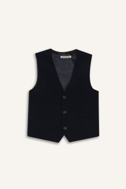 V Yaka Yelek Erkek Çocuk