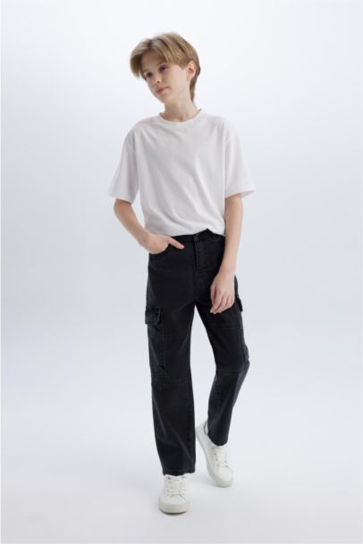 Kargo Fit Jean Pantolon Erkek Çocuk