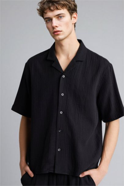 %100 Pamuk Relax Fit Gömlek