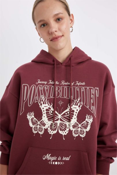 Oversize Fit Long Sleeve Sweatshirt