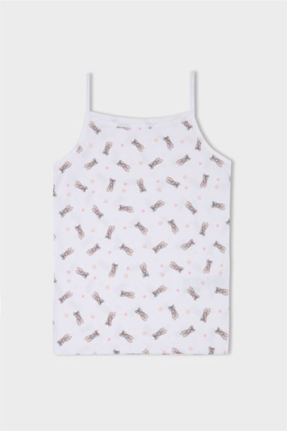 فانيلة بناتي قصة عادية - قطعتين