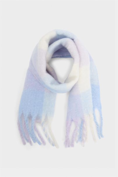 Girl Plaid Neck Scarf