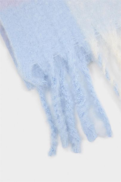 Girl Plaid Neck Scarf