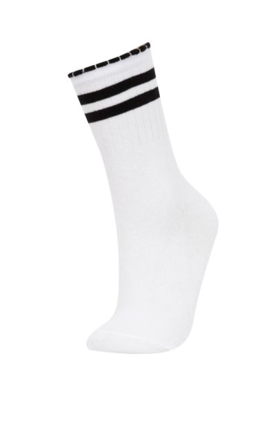 Chaussettes Longues Coton pour Fille - 3 Paires