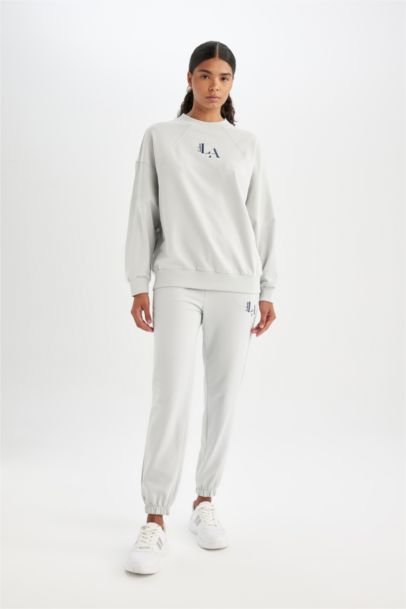 DeFactoFit NBA Los Angeles Lakers Oversize Fit Sweatshirt