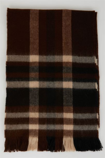 Erkek Kareli Dokuma Atkı