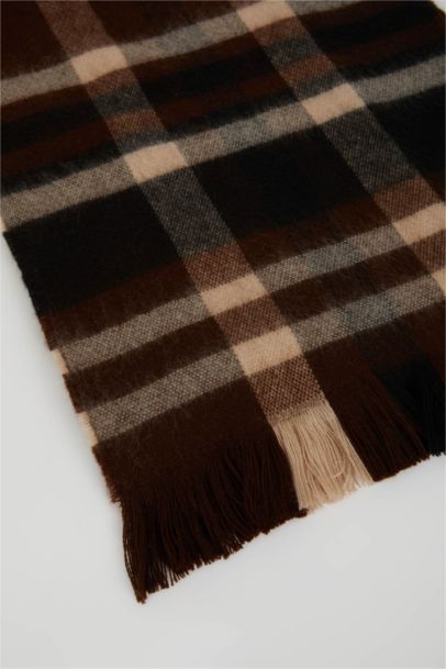 Erkek Kareli Dokuma Atkı