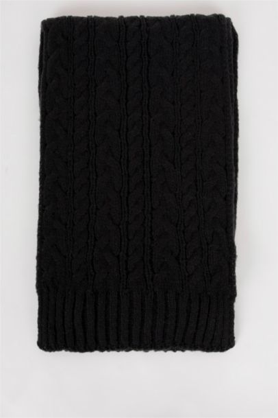 Erkek Saç Örgüsü Triko Atkı