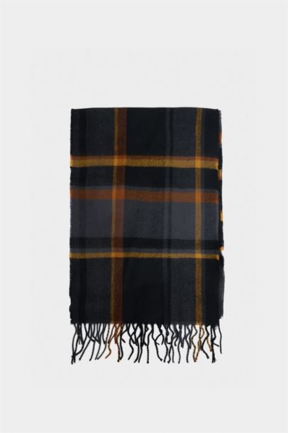 Boy Plaid Woven Scarf