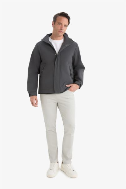 Su İtici Kapüşonlu Mont