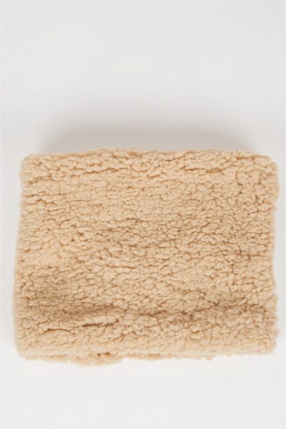 Ensemble bonnet et écharpe en peluche brodée pour bébé garçon