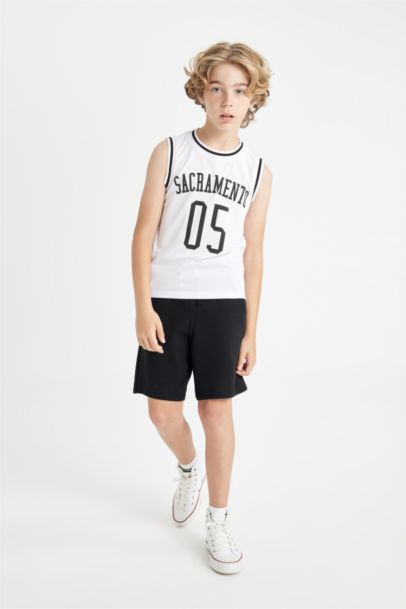 Boy Boy Crew Neck Sleeveless T-Shirt