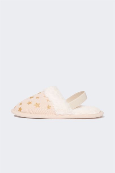 شبشب بناتي بكعب مسطح