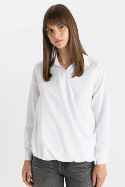 Poplin Long Sleeve Tunic