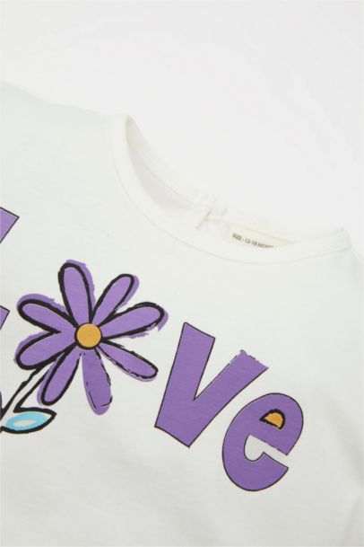 Baby Girl Floral Waffle 2 Piece Set