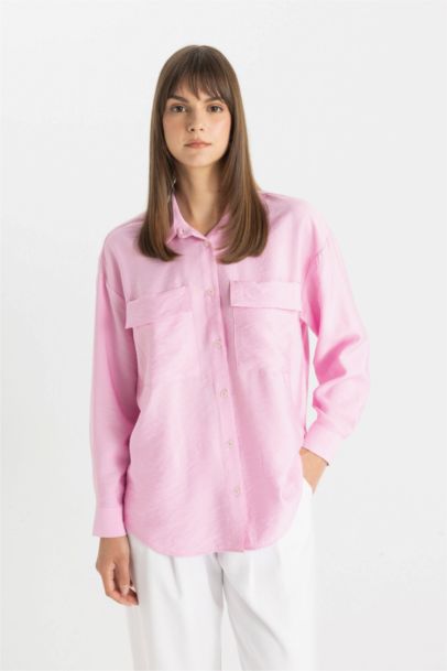 Relax Fit Long Sleeve Shirt Tunic