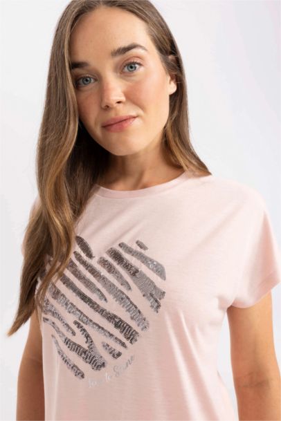 Crew Neck Short Sleeve T-Shirt