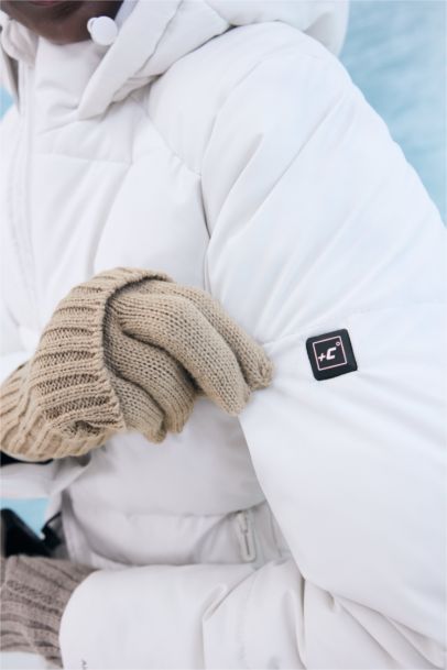 Warmtech Su İtici USB Isıtıcılı Kapüşonlu Fermuarlı Mont