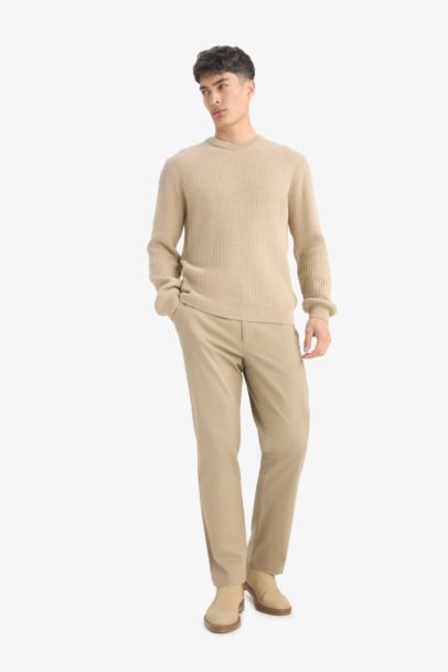 Standard Fit Crew Neck Knitwear Pullover